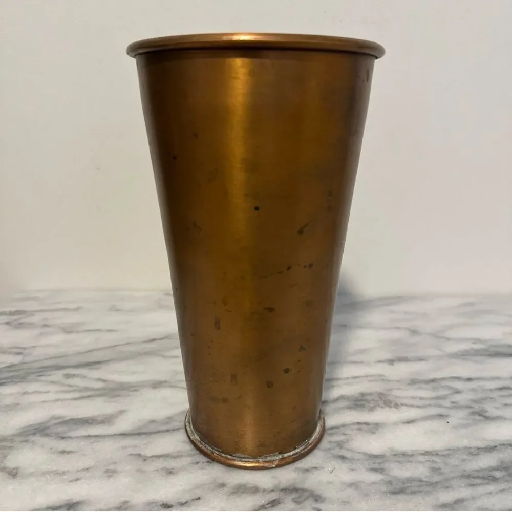 Rare Pottery Barn Copper flower vase